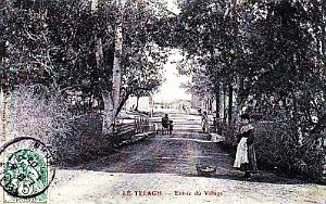 LE TELAGH - ENTREE DU VILLAGE - 1907